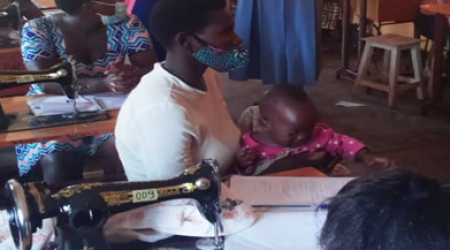 Sisters visited Teen Mothers Center for moral and spiritual empowerment